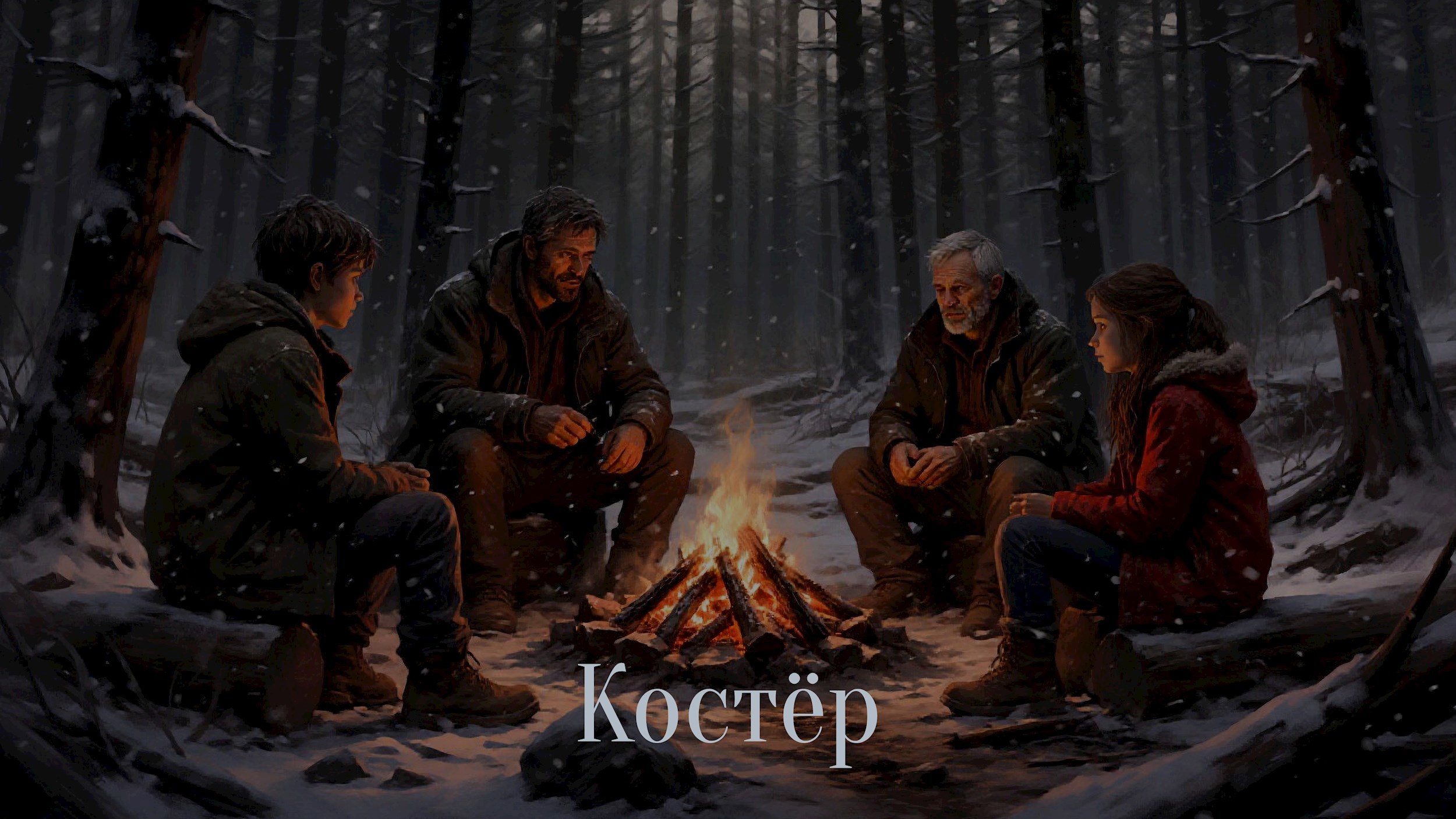 Обложка произведения Костер