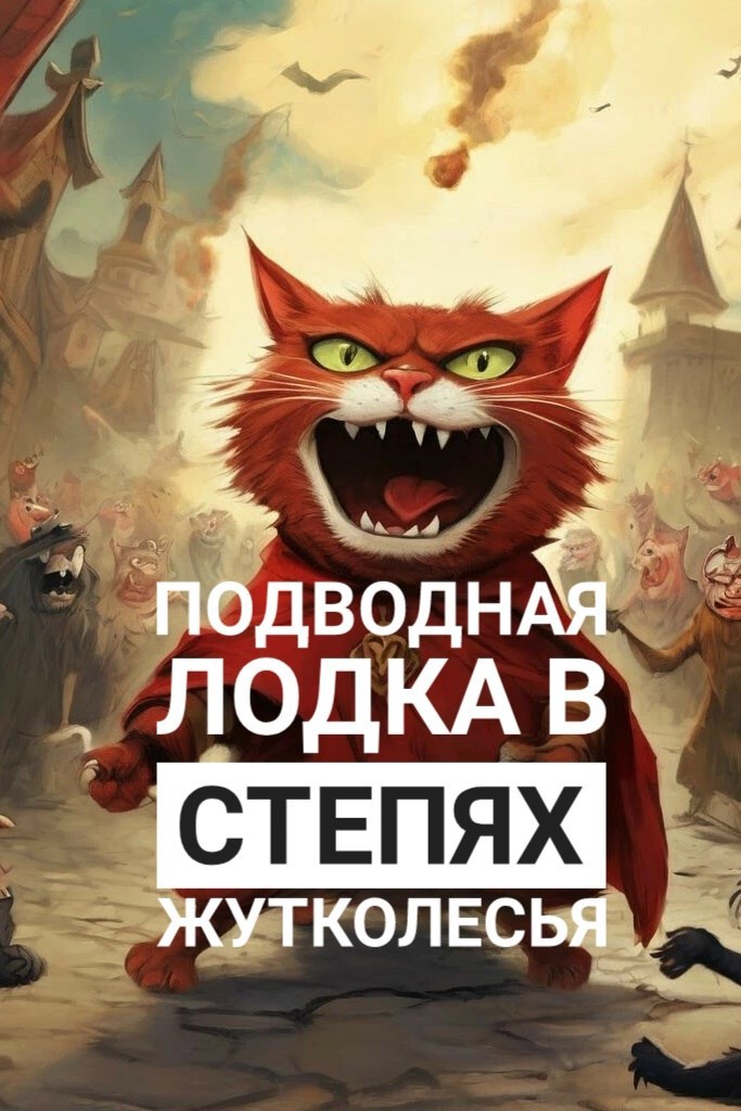 Обложка произведения Подводная лодка в степях Жутколесья
