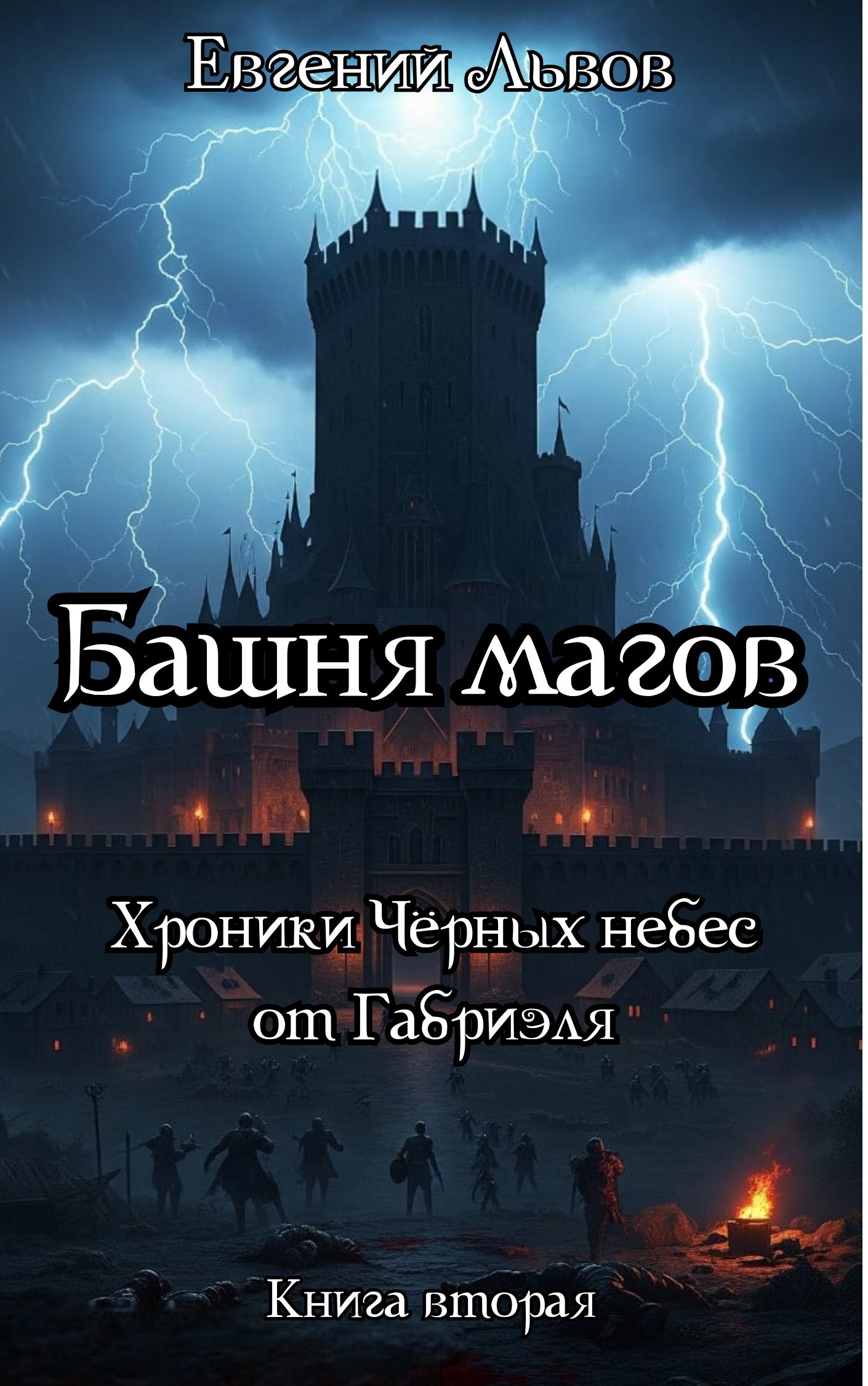 Обложка произведения Башня магов. Хроники Чёрных небес от Габриэля. Книга вторая