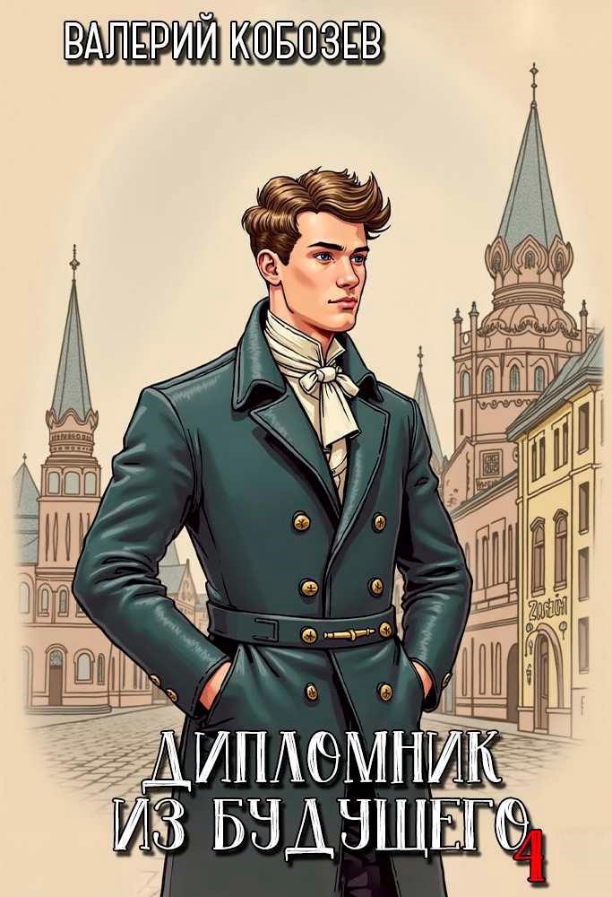 Обложка произведения Дипломник из будущего 4