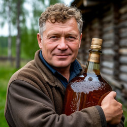 Пётр Бухараев, первый...