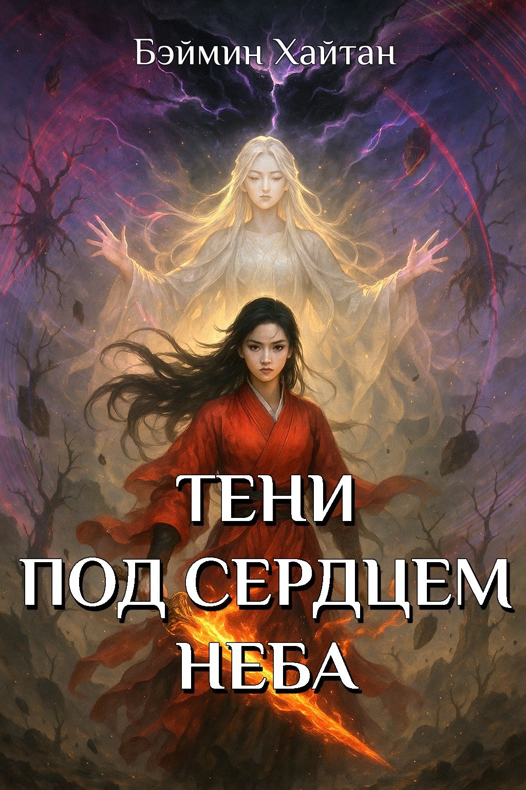Обложка произведения Тени под сердцем неба