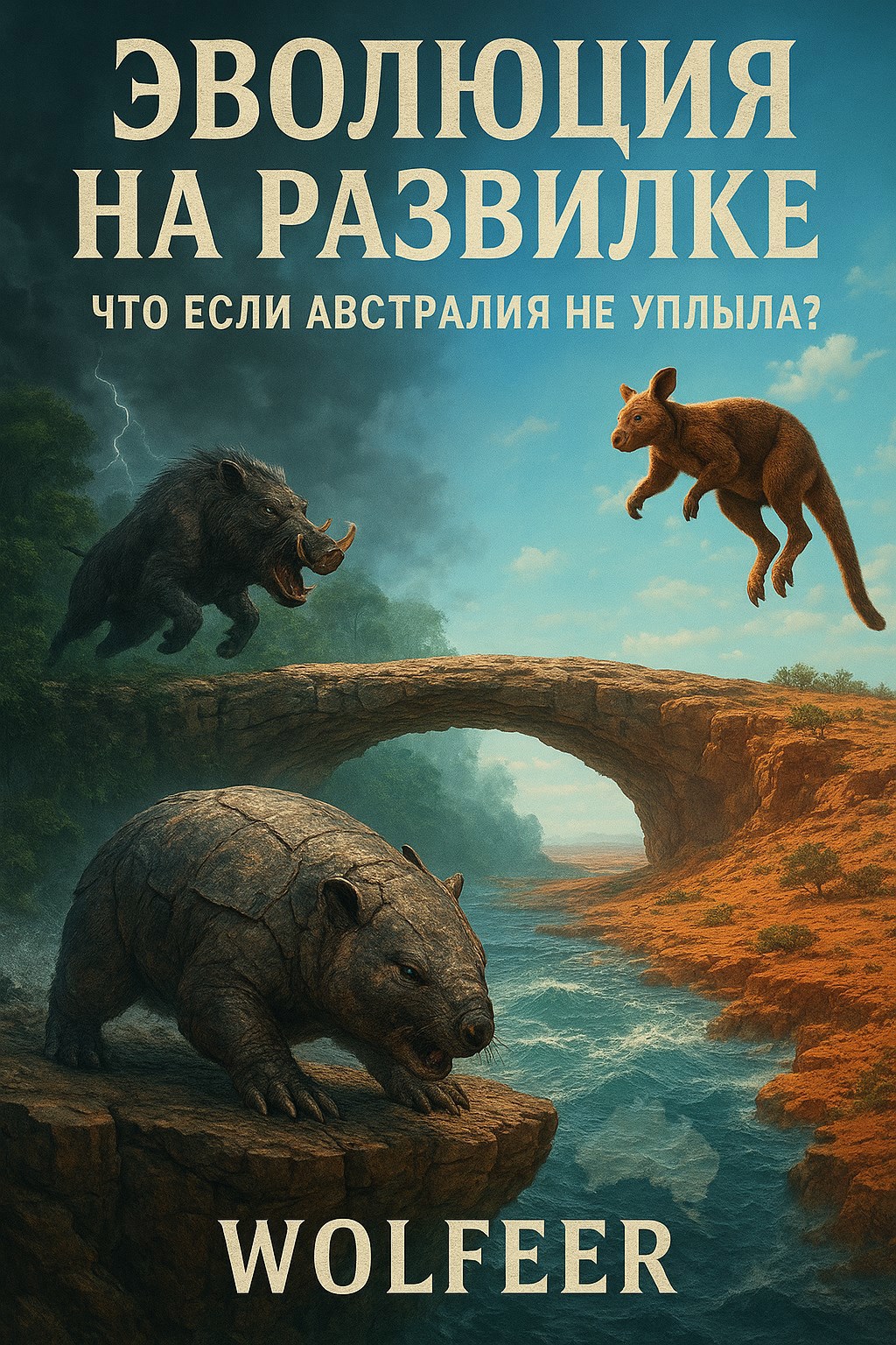 Обложка произведения Эволюция на развилке: Что если Австралия не уплыла?
