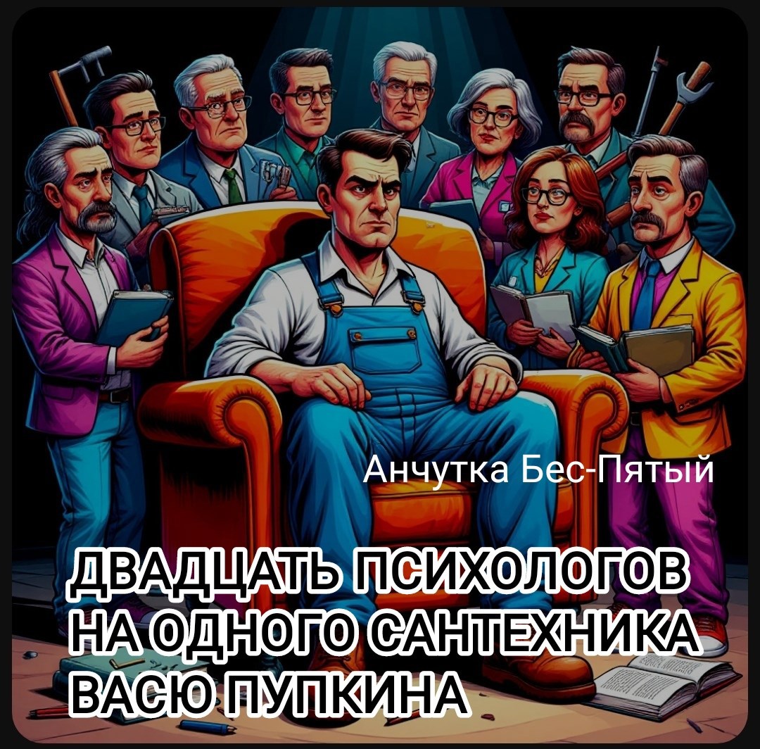 Обложка произведения Двадцать психологов на одного сантехника Васю Пупкина