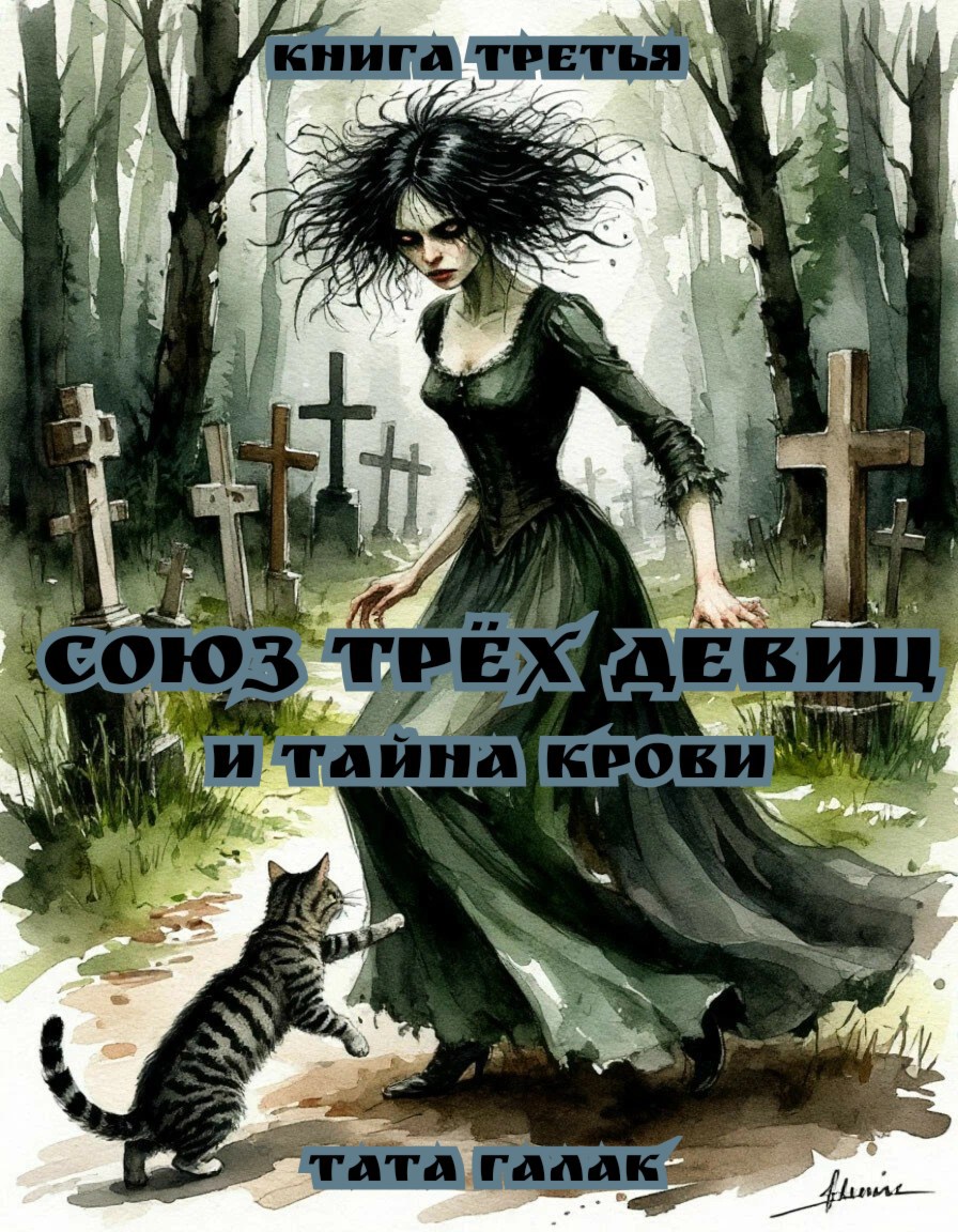 Обложка произведения Союз трёх девиц и тайна крови