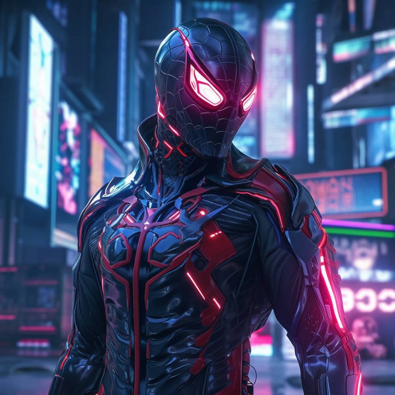 Обложка произведения Spiderpunk 2077