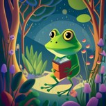 Обложка произведения The frog in the light