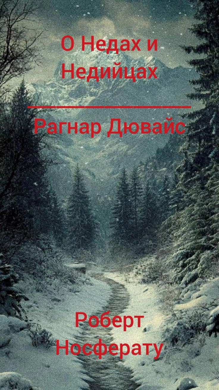Обложка произведения О Недах и Недийцах