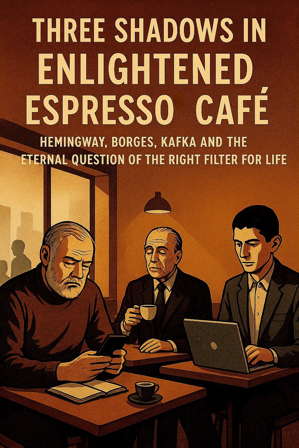Обложка произведения Three Shadows in "Enlightened Espresso" Café