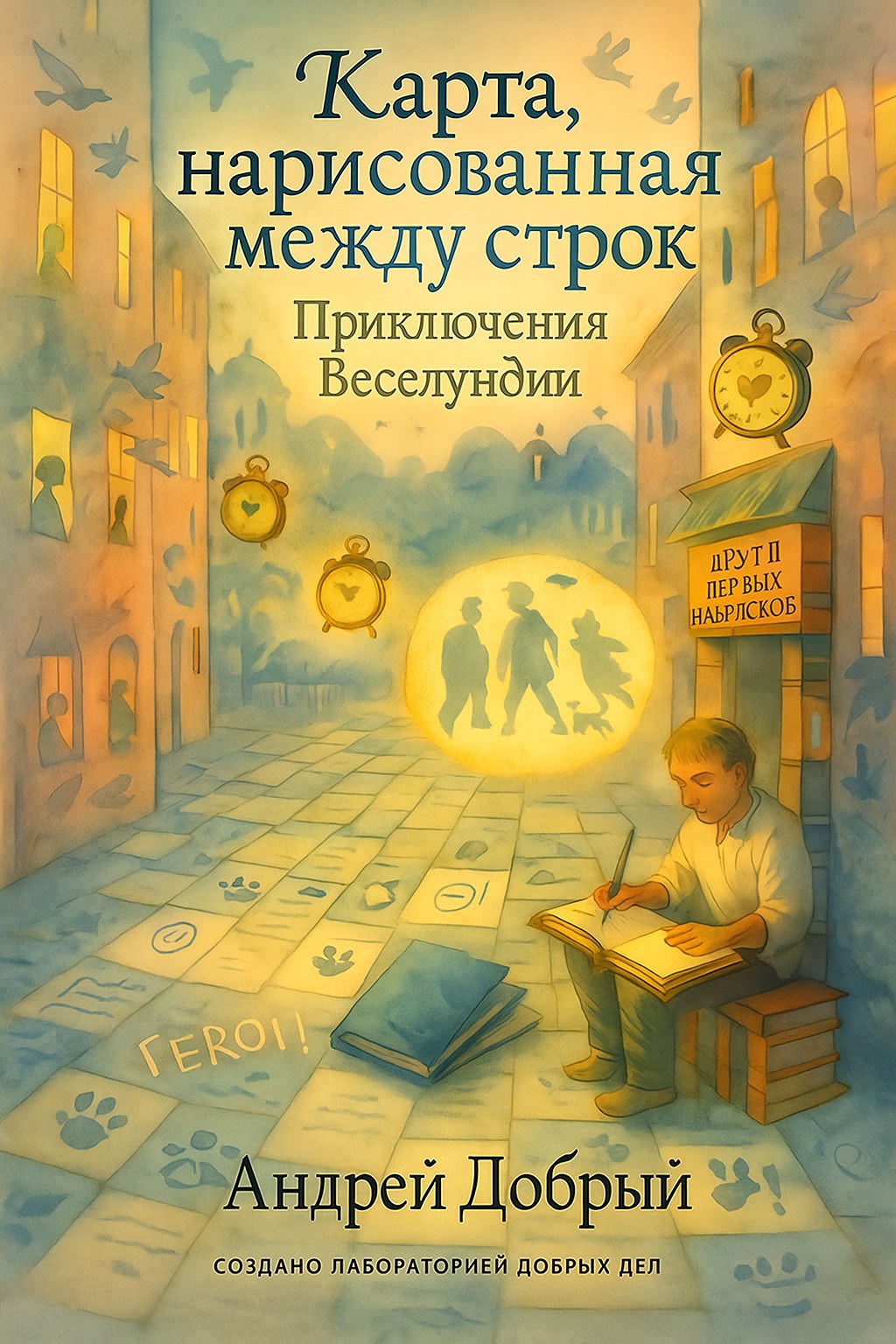 Обложка произведения Карта, Нарисованная Между Строк