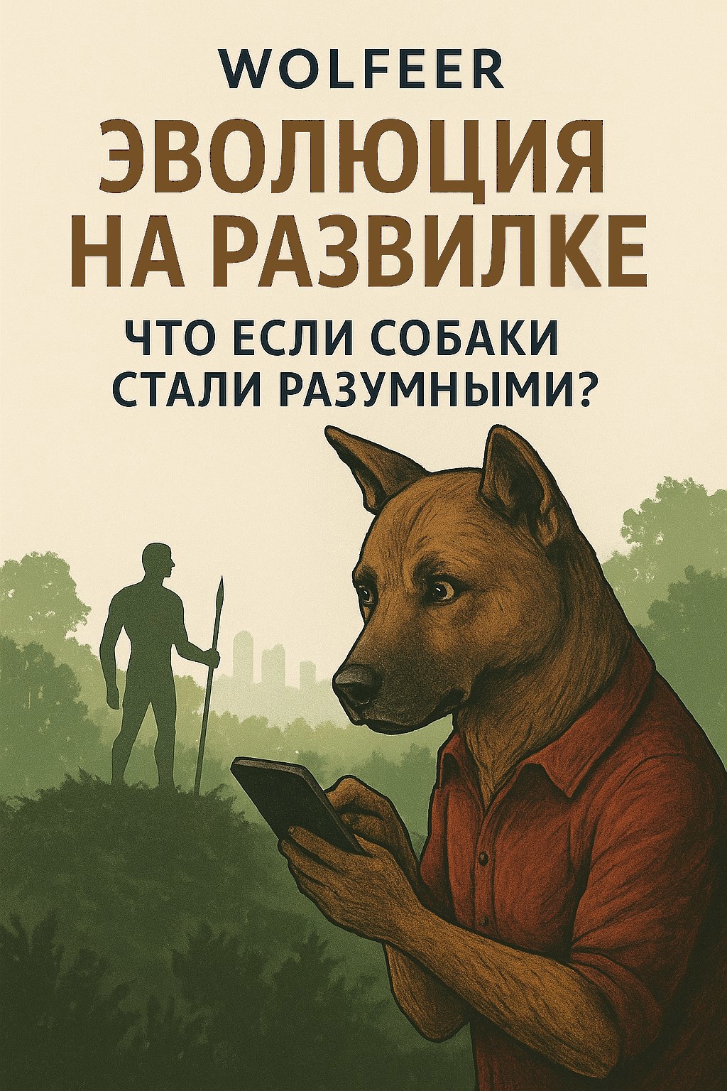 Обложка произведения Эволюция на развилке: Что если собаки стали разумными?