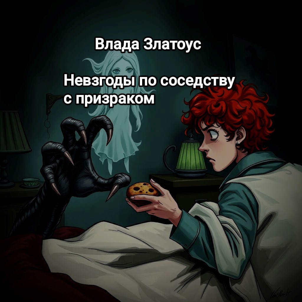 Обложка произведения Невзгоды по соседству с призраком