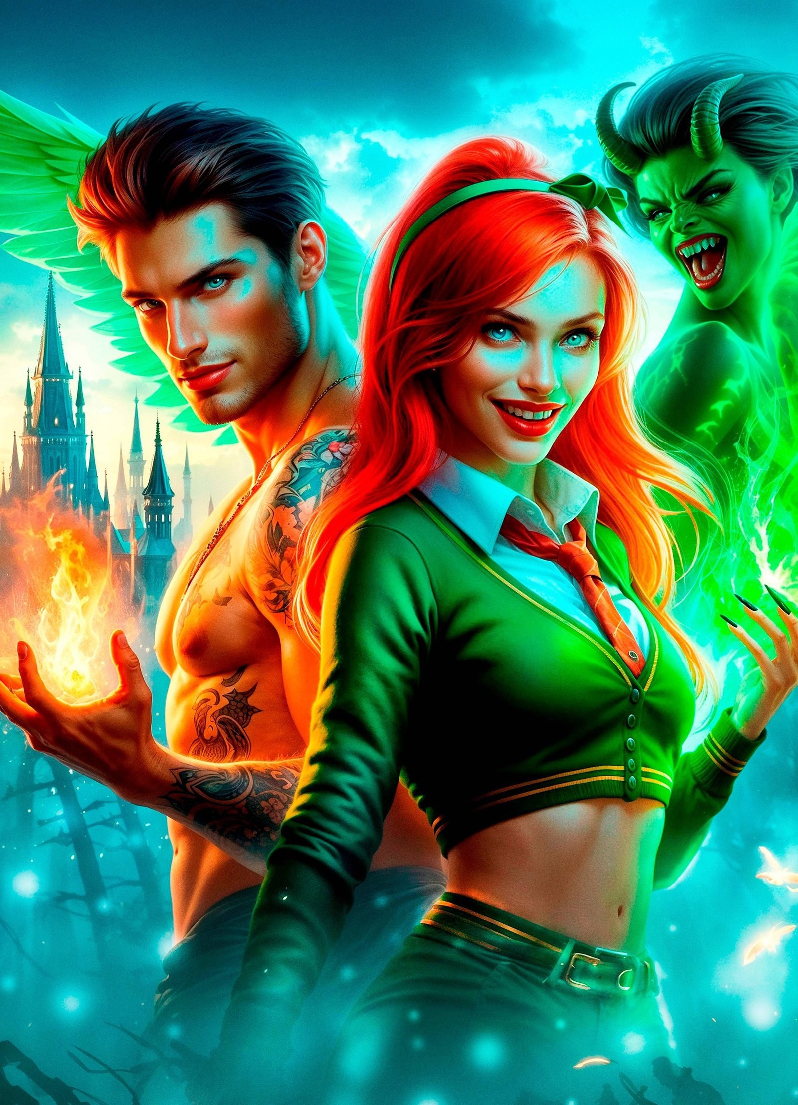 Обложка книги «Безумие в академии»