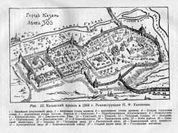 Казанский Кремль 1568...