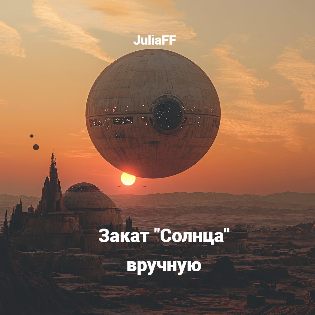 Обложка произведения Звездные войны. Закат "Солнца" вручную