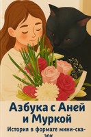 Обложка произведения Азбука с Аней и Муркой. История рассказ в формате мини-сказок.