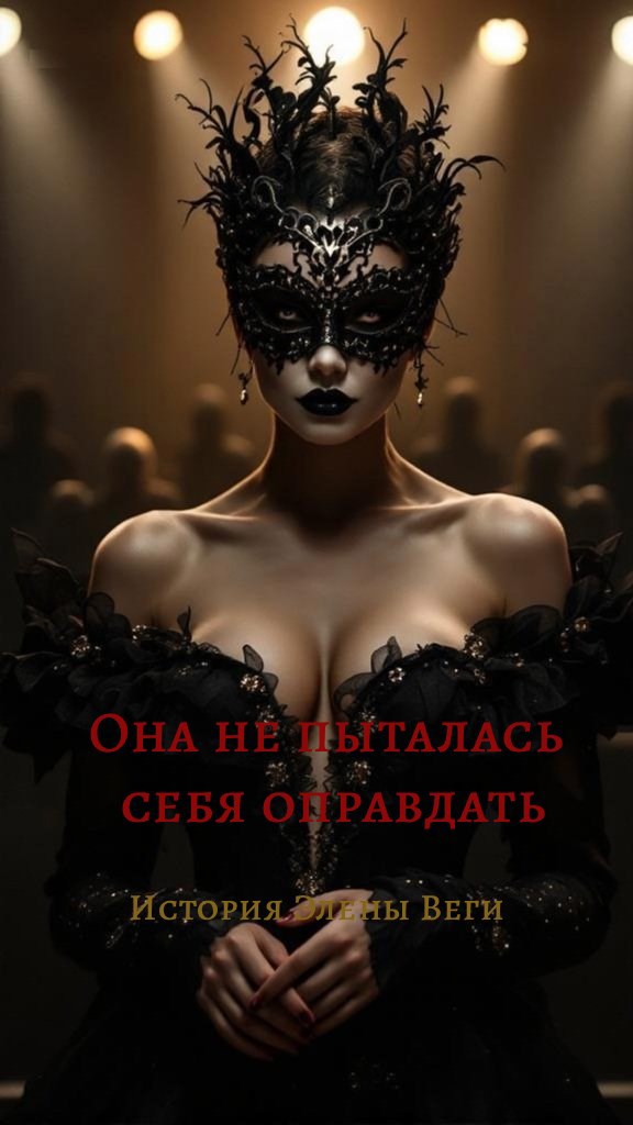 Обложка произведения Она не пыталась себя оправдать. История Элены Веги.