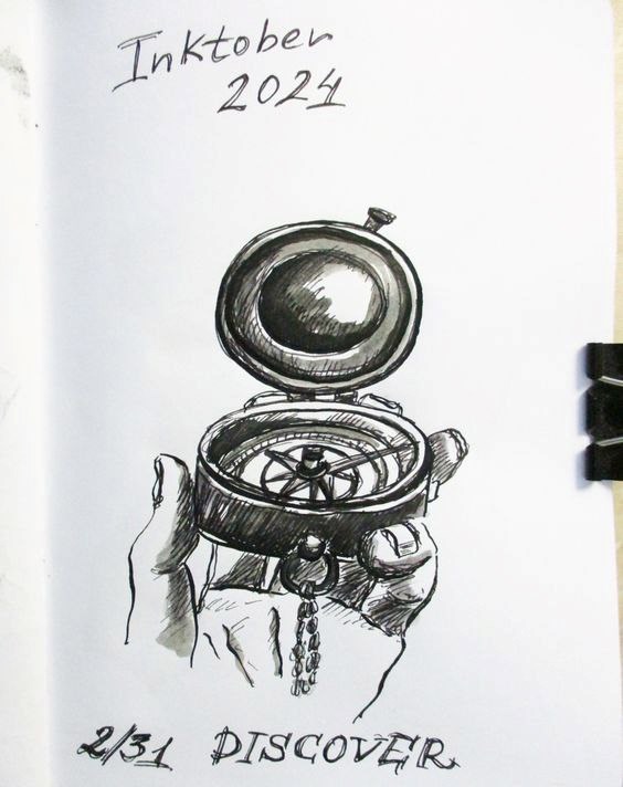 Обложка произведения Inktober - 24/Writober - 24