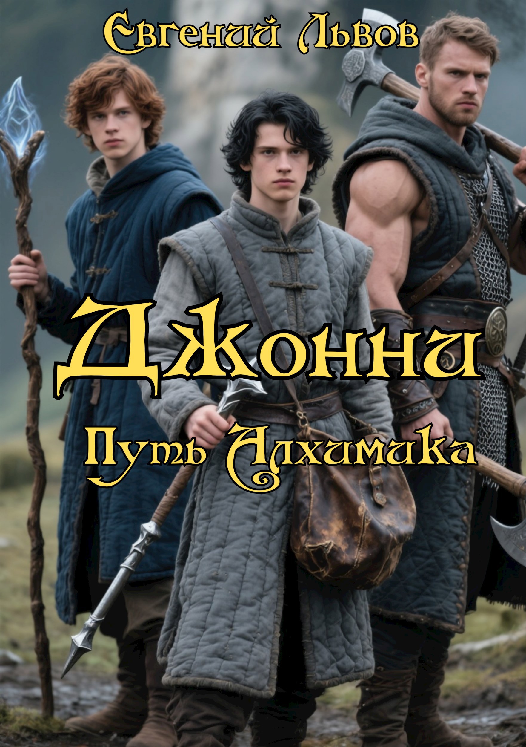 Обложка произведения Джонни. Путь Алхимика.