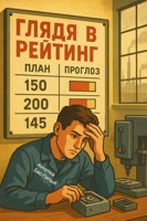 Обложка произведения Глядя в рейтинг