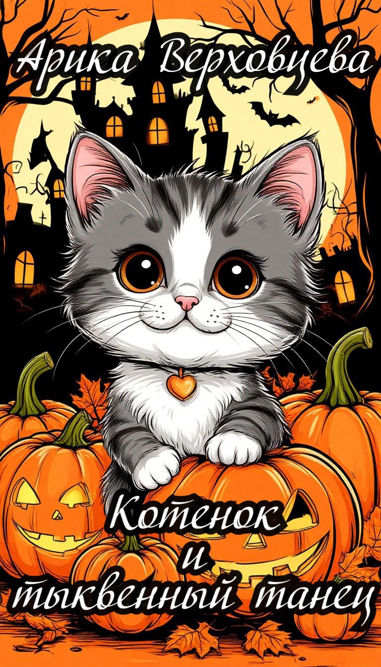 Обложка произведения Котенок и тыквенный танец