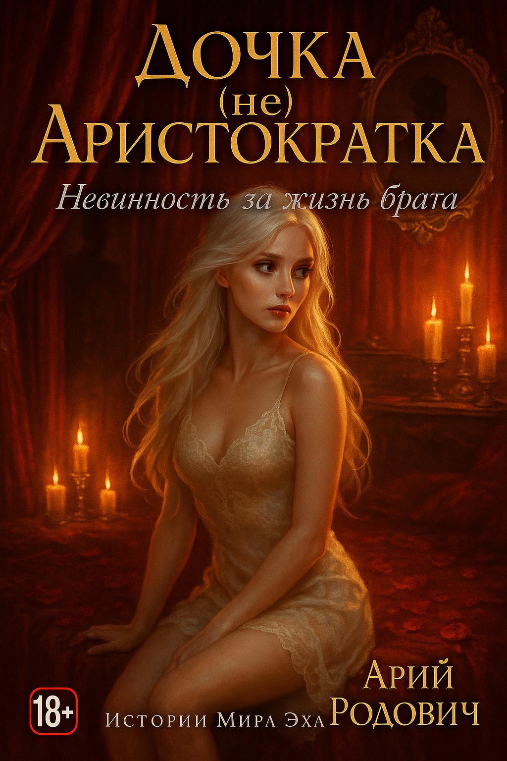 Обложка произведения Дочка (не) Аристократка. Невиность за жизнь брата. 18+