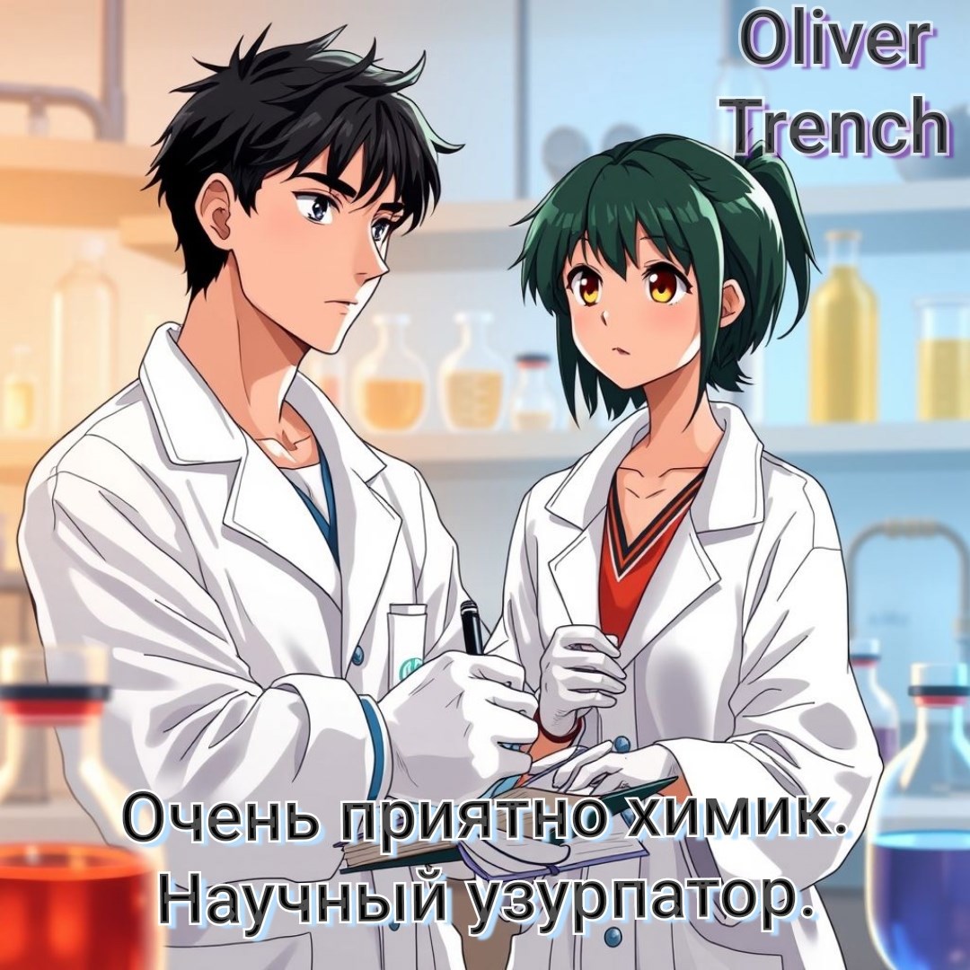 Обложка произведения Очень приятно химик. Научный узурпатор.