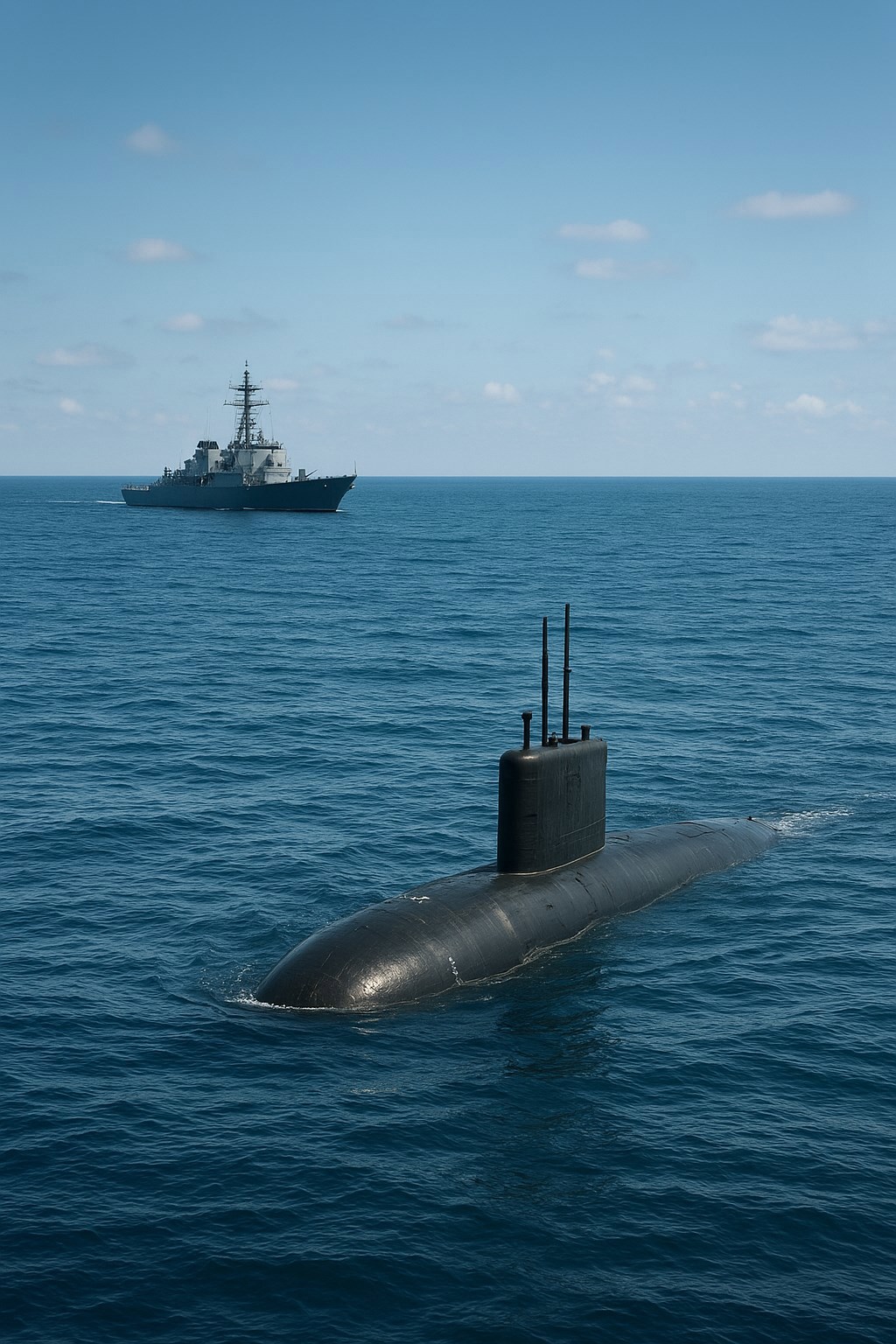 Обложка произведения Подводная лодка Н-29 и военный корабль Б-4