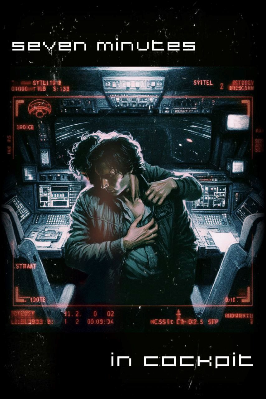 Обложка произведения Seven minutes in cockpit