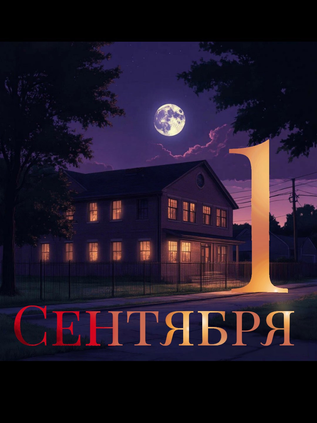 Обложка произведения 1 сентября