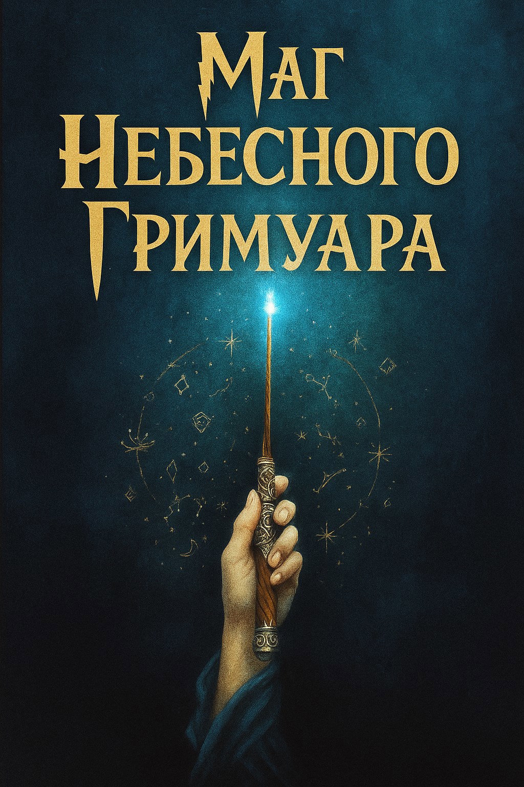 Обложка произведения Гарри Поттер и маг небесного Гримуара