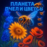 Обложка произведения Планета пчел и цветов