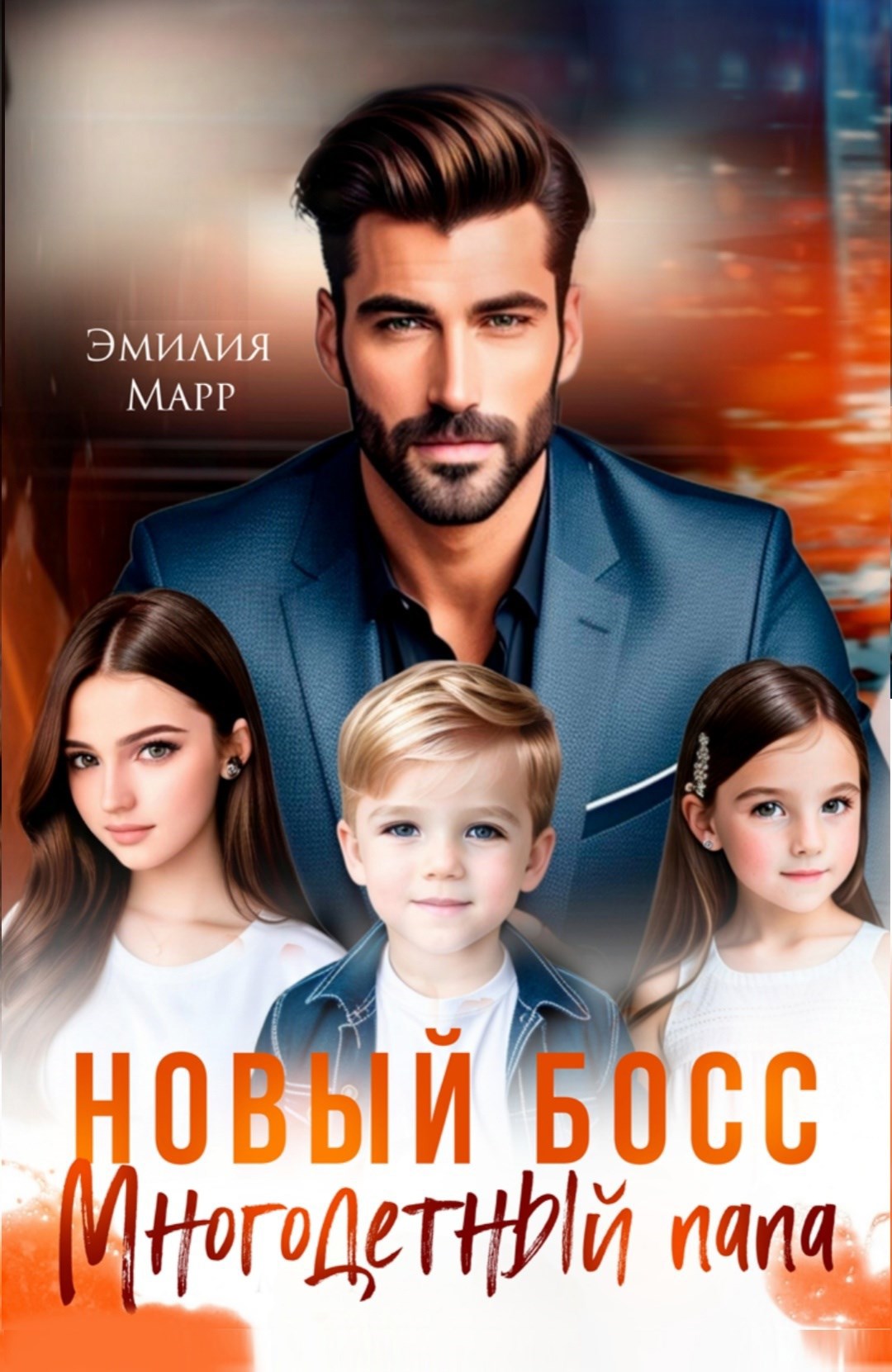 Обложка произведения Новый Босс. Многодетный папа.
