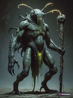 Один из воинов пришельцев