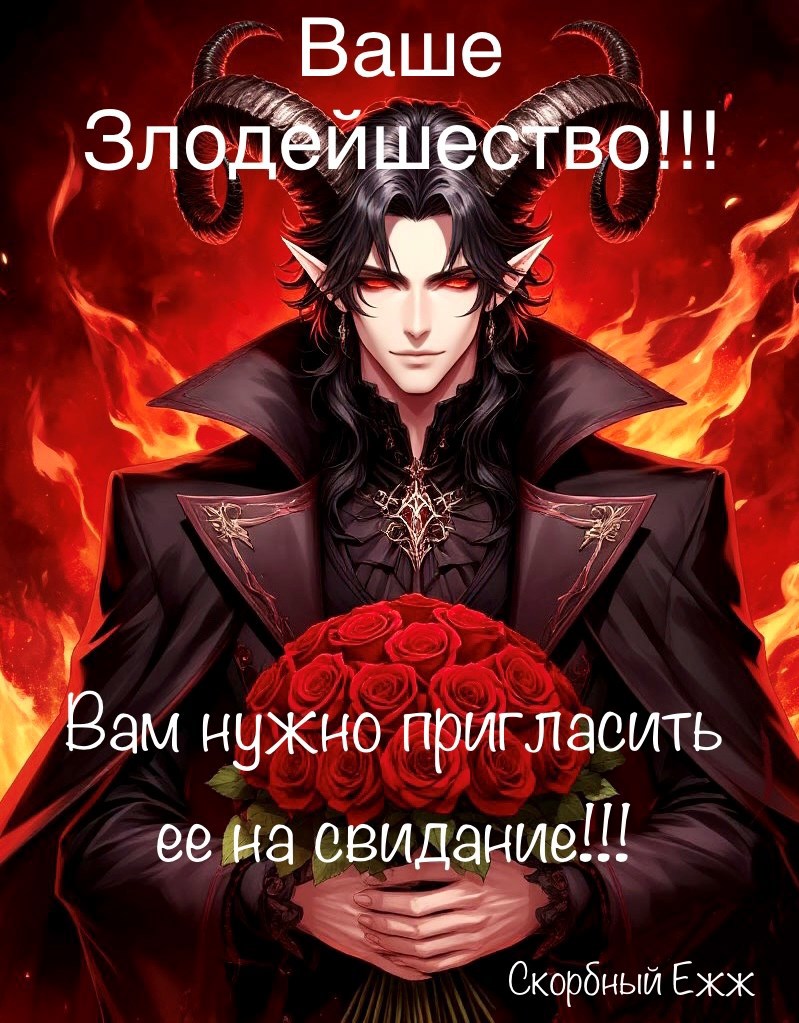 Обложка произведения Ваше Злодейшество! Вам нужно пригласить ее на свидание!!!