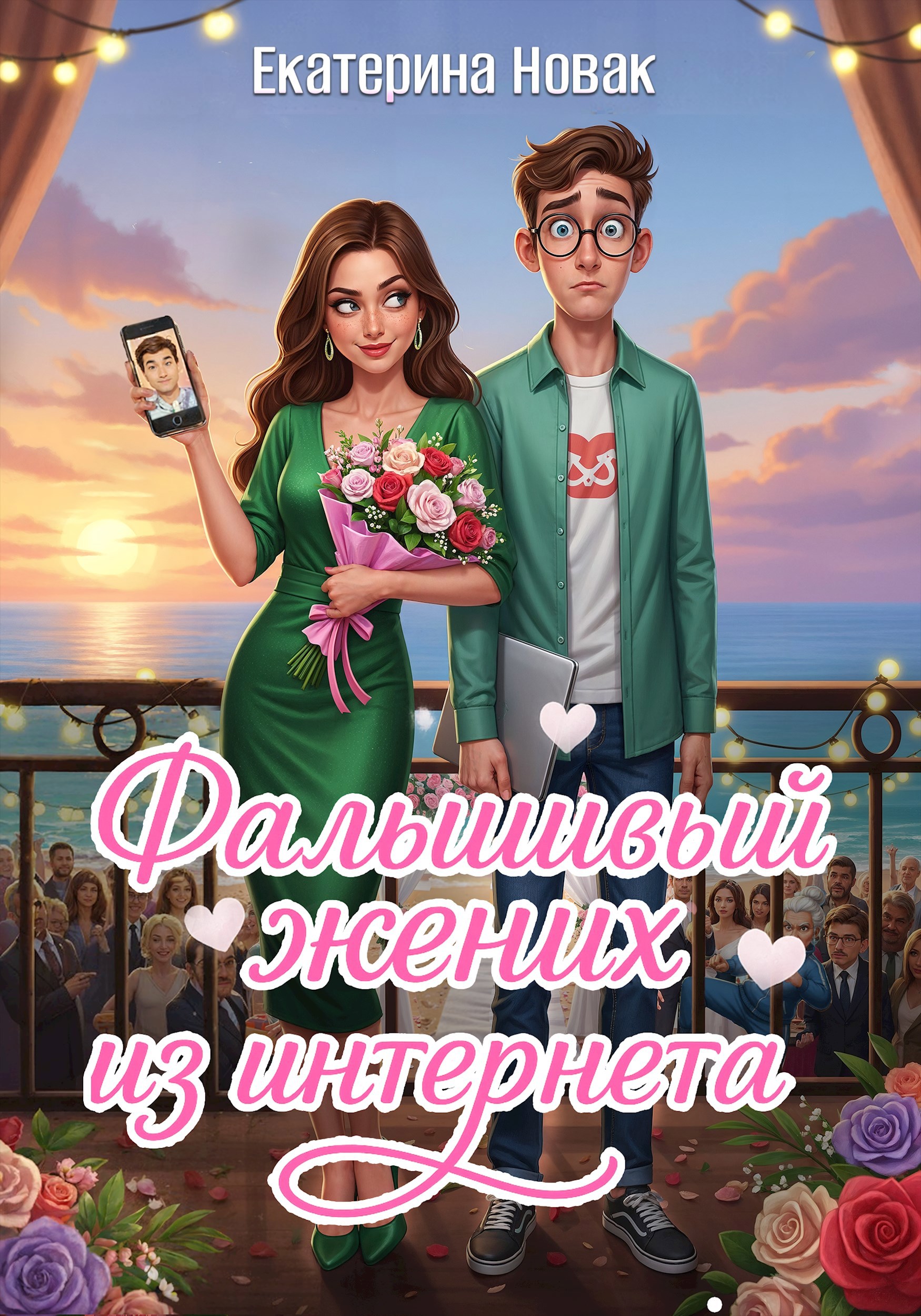 Обложка произведения Фальшивый жених из интернета