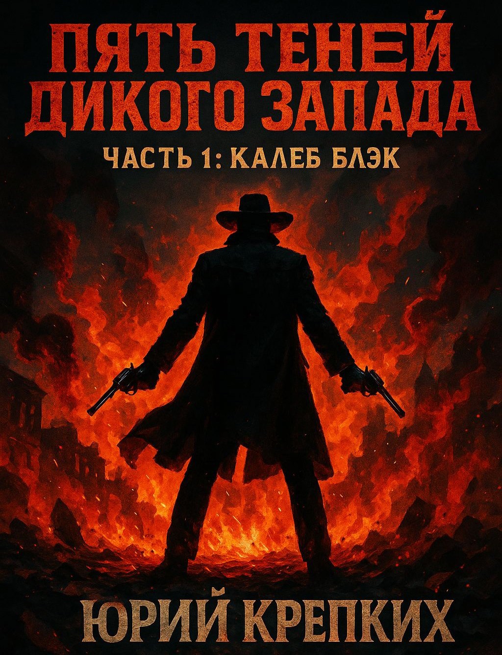 Обложка произведения Пять теней Дикого Запада. часть 1: Калеб Блэк