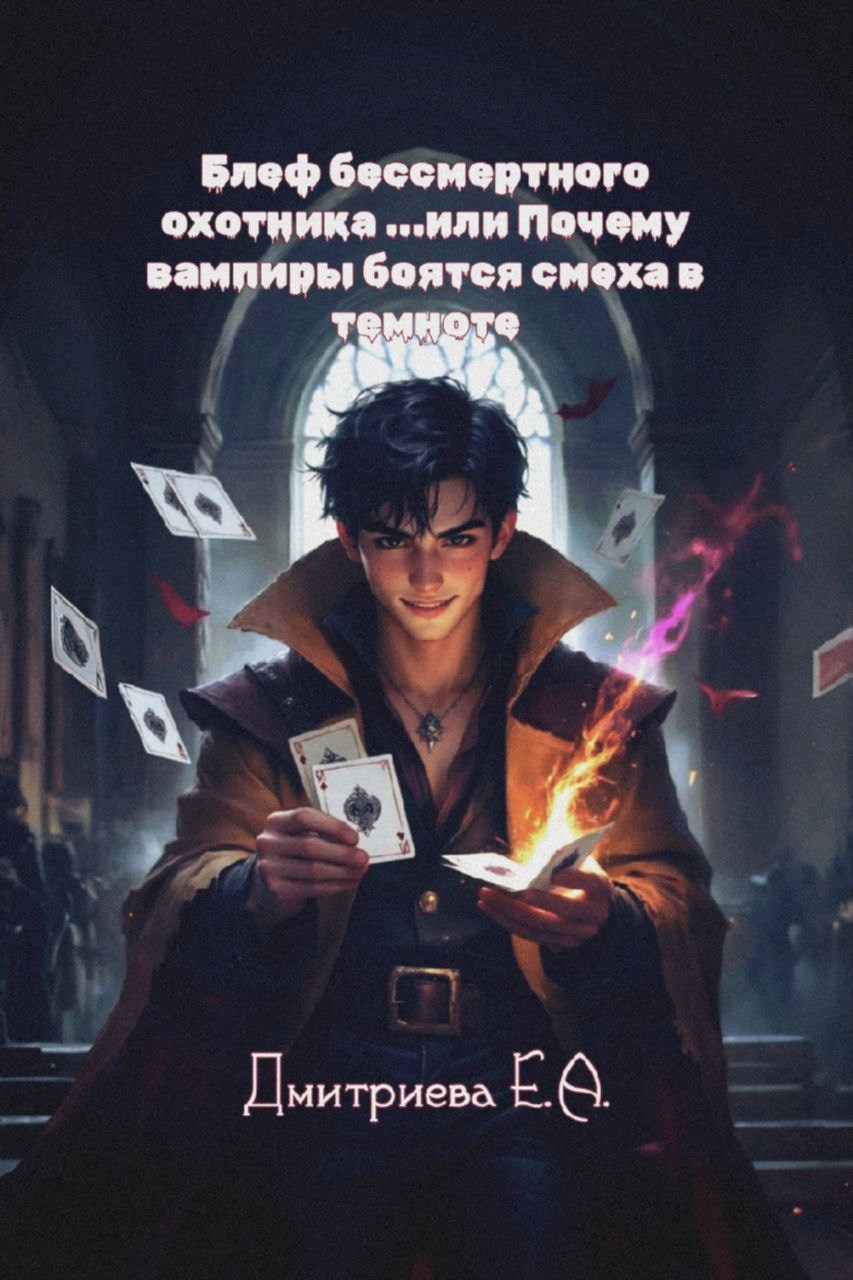 Обложка произведения Блеф бессмертного охотника ...или Почему вампиры боятся смеха в темноте