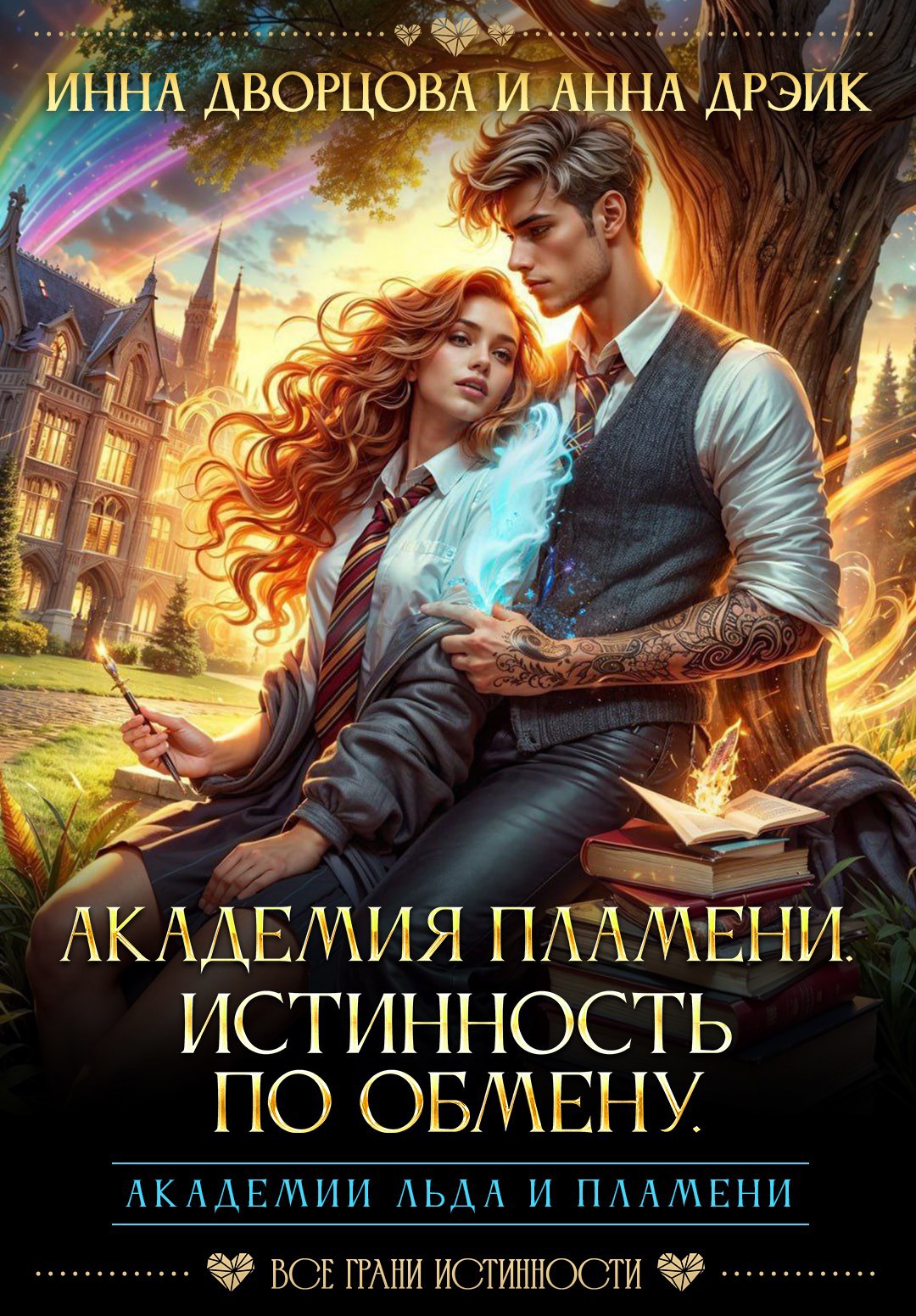 Обложка произведения Академия Пламени. Истинность по обмену