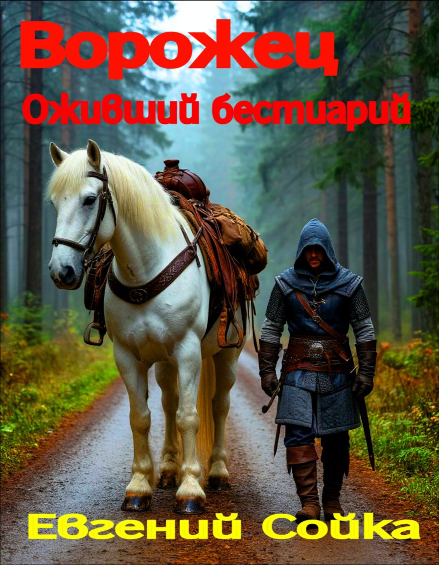 Обложка произведения Ворожец. Оживший бестиарий