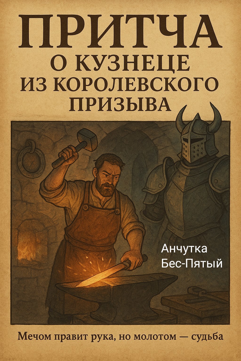Обложка книги «Притча о кузнеце из королевского призыва»