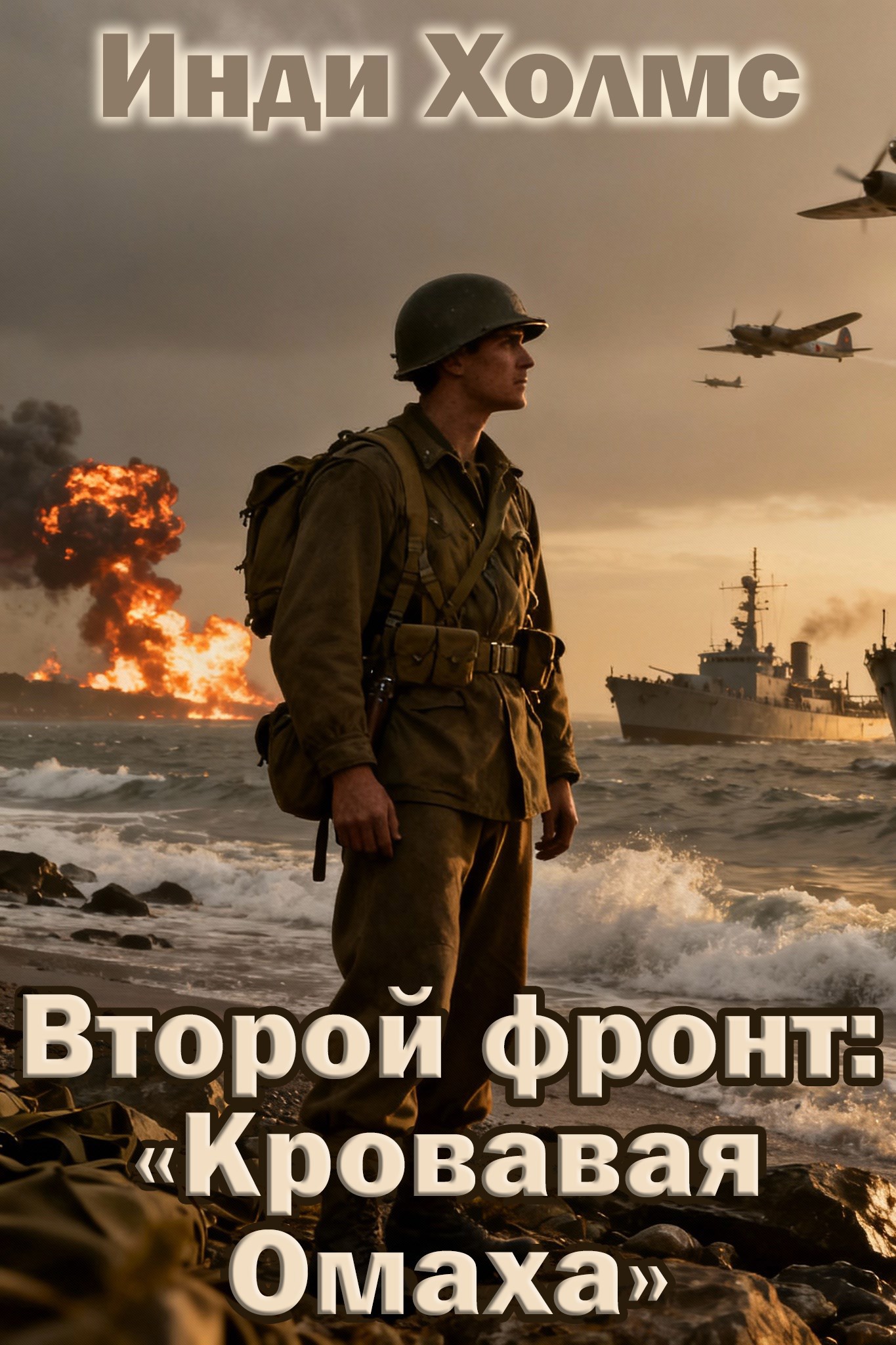 Обложка произведения Второй фронт: «Кровавая Омаха»