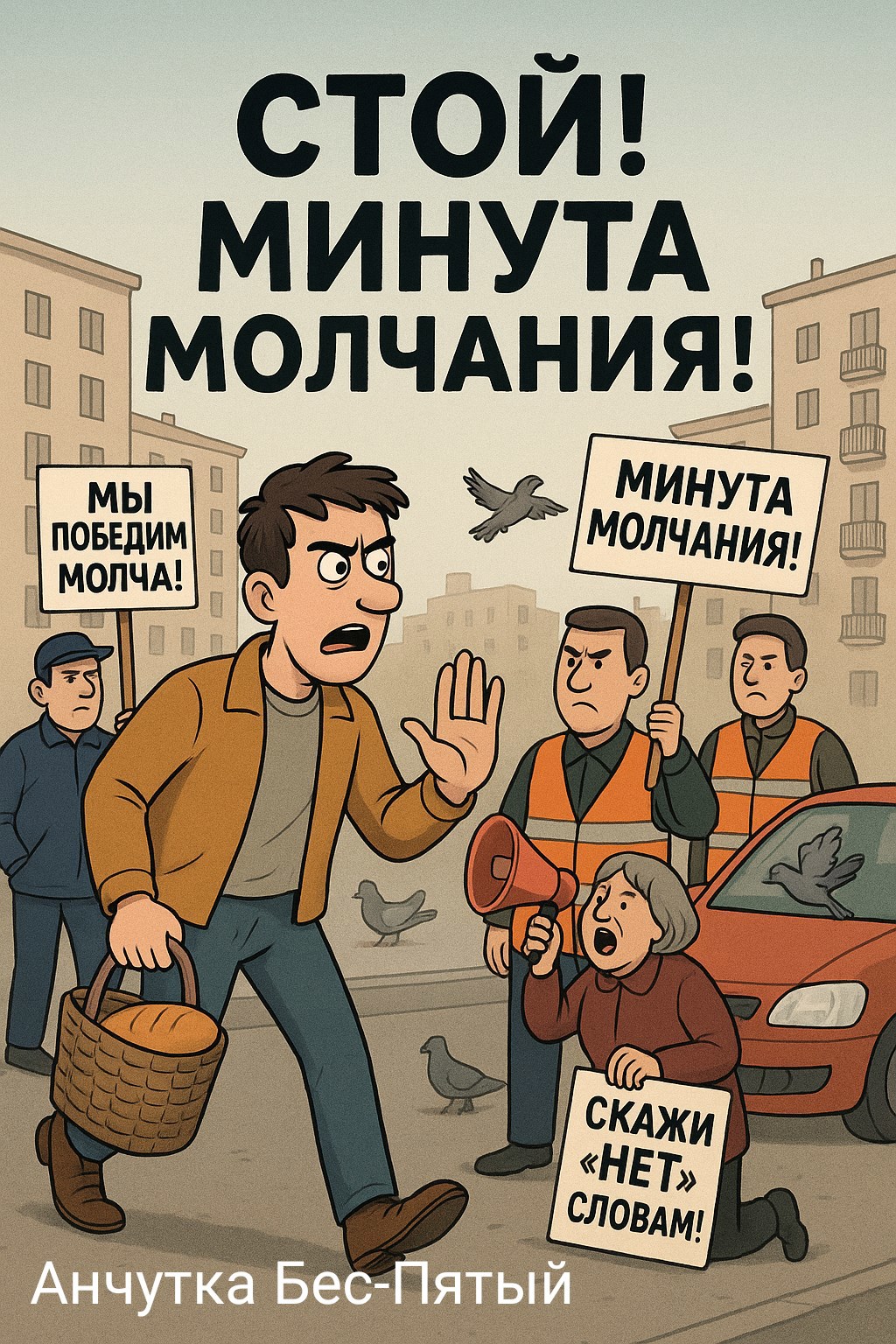 Обложка произведения Стой! Минута молчания!