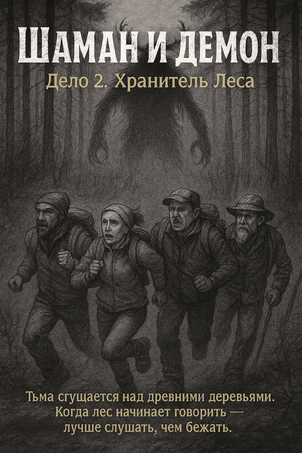 Обложка произведения Шаман и демон Дело 2. ХРАНИТЕЛЬ ЛЕСА.