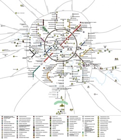 Карта метро на 2034 год