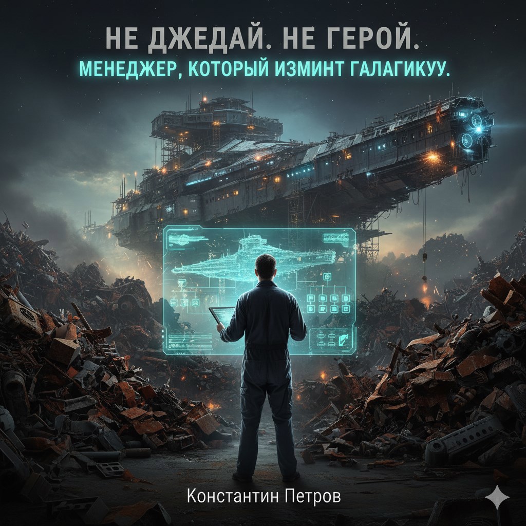 Обложка произведения Не джедай. Не герой. Менеджер, который изменит галактику