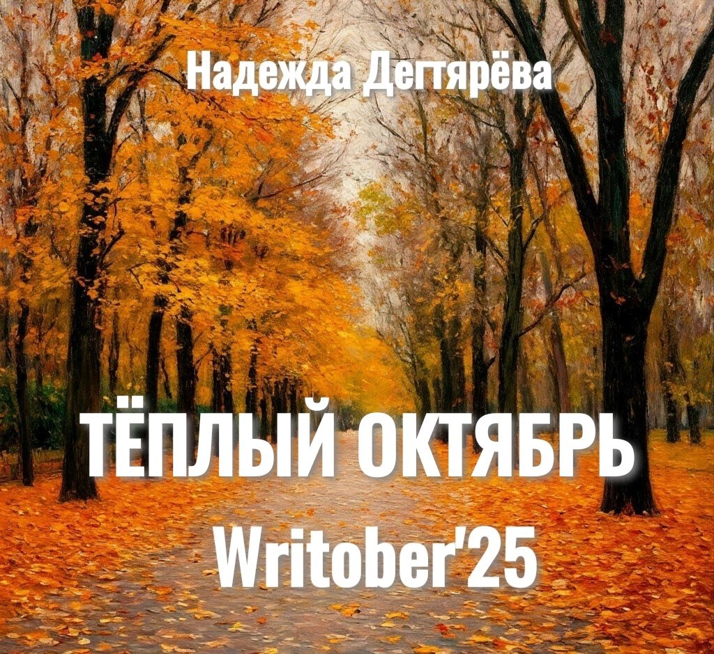 Обложка произведения Тёплый октябрь Writober'25