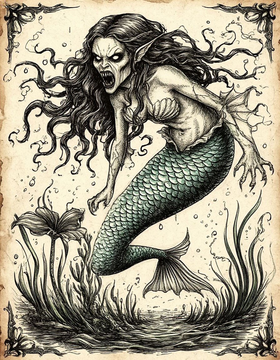 Обложка произведения Девушка-рыба