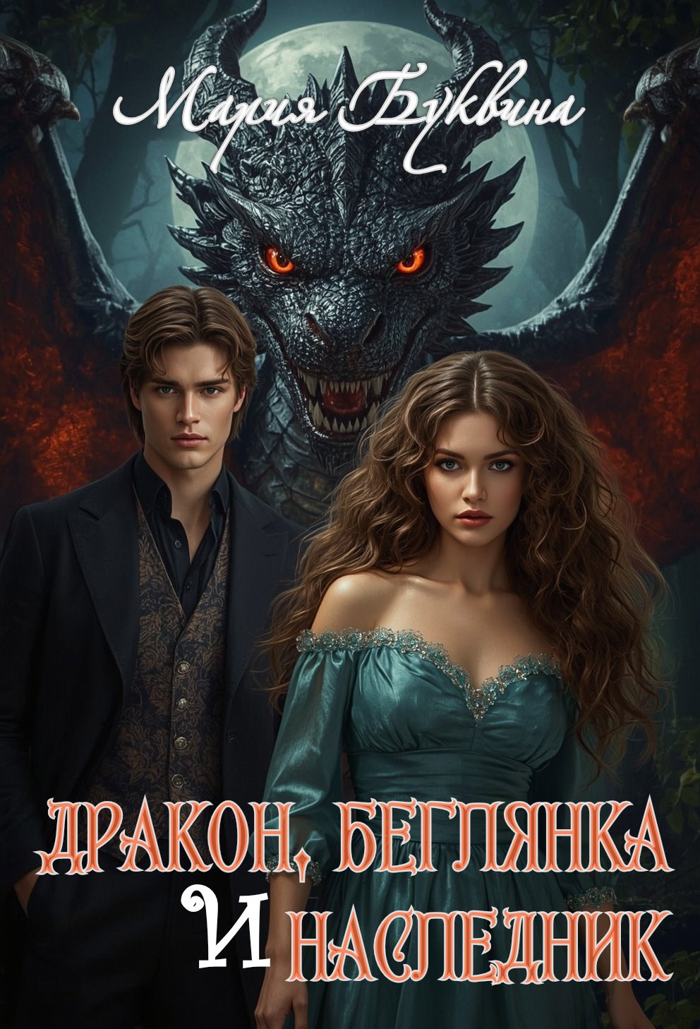 Обложка произведения Дракон, беглянка и наследник