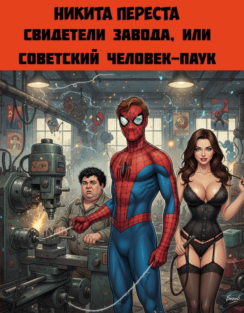 Обложка произведения Свидетели Завода, или Cоветский Человек-паук